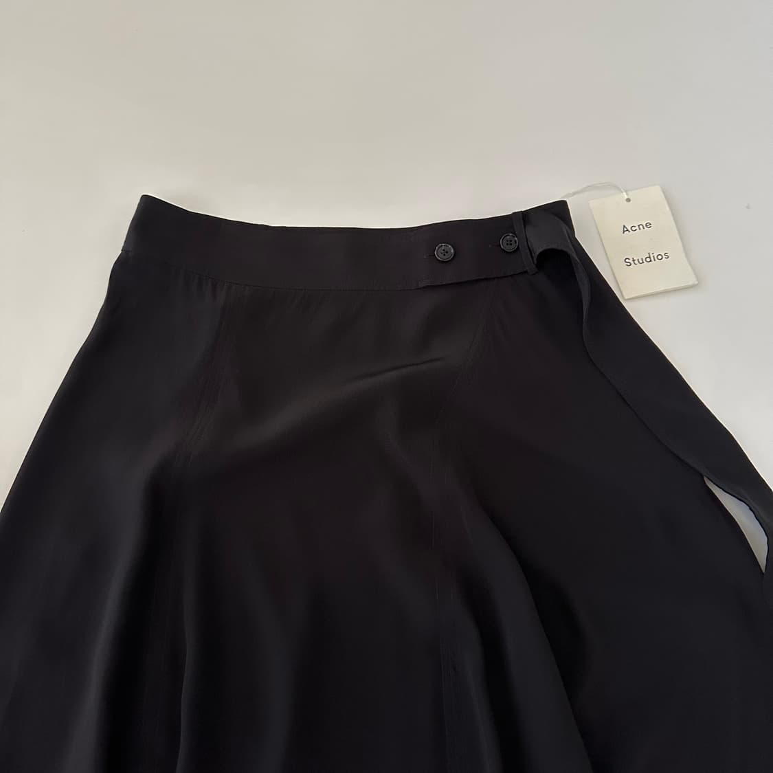 아크네스튜디오 acne studios 허리 벨트 실크 스커트 치마 상품이미지2