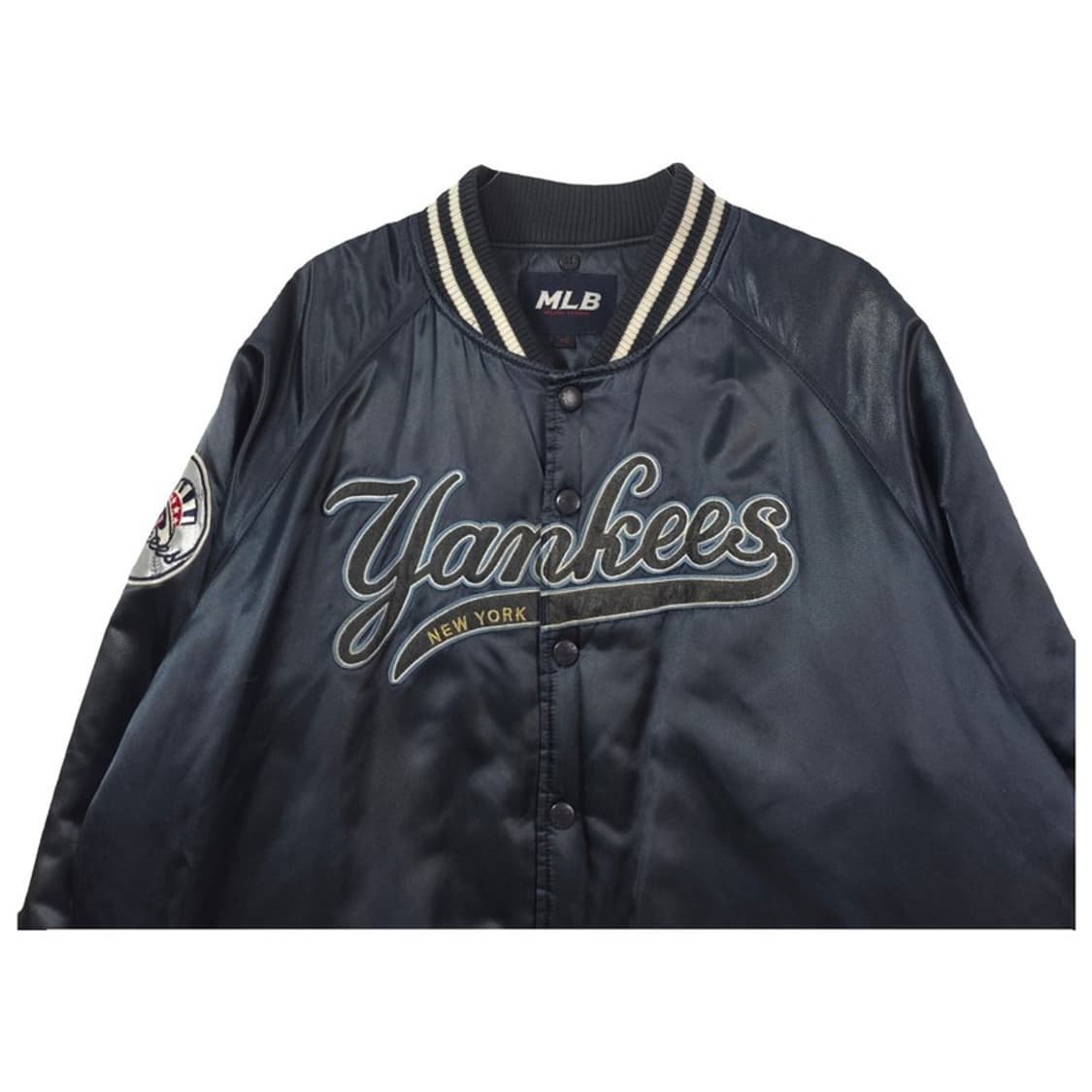 MLB 뉴욕 양키스 유광 바시티 자켓 네이 XXL 상품이미지3