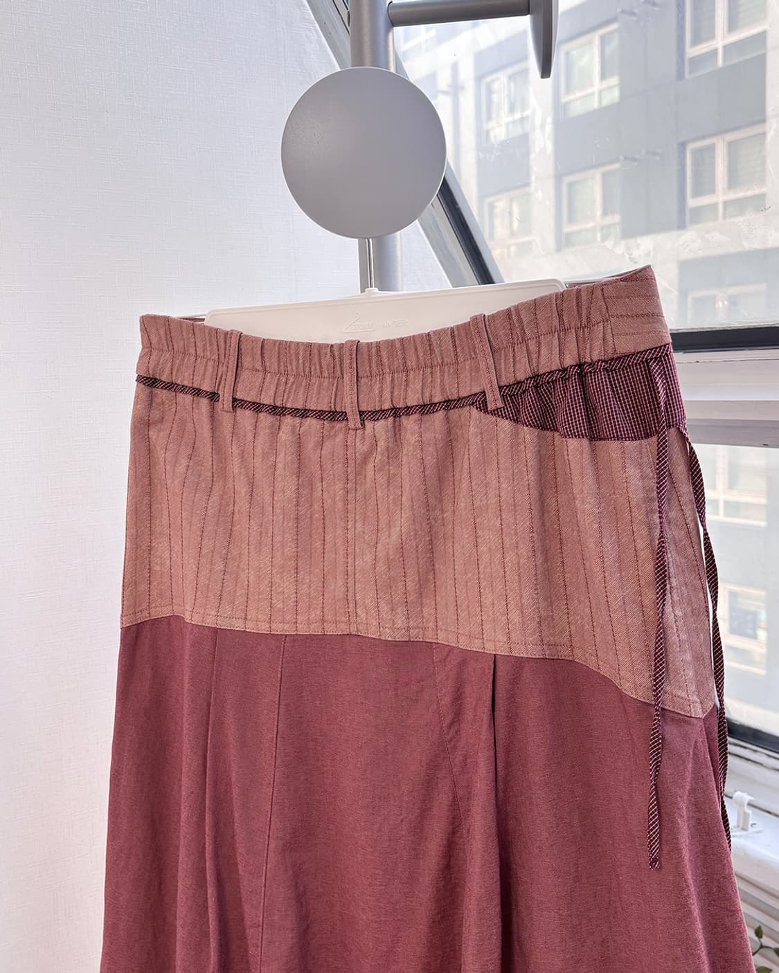 kame indie pink vintage 언발란스 롱 플레어 스커트 상품이미지9