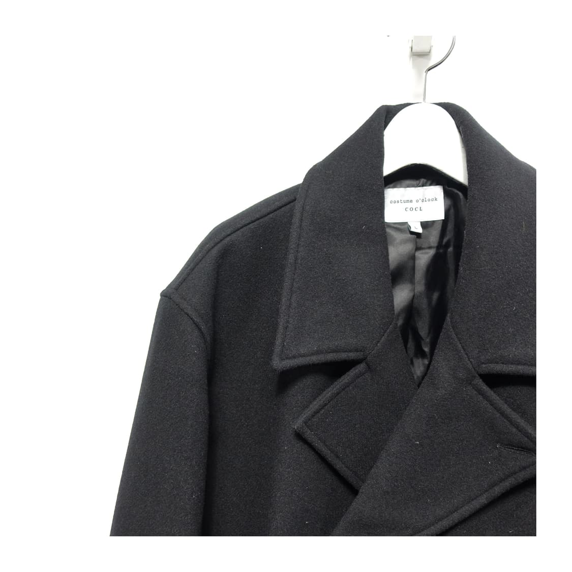 [L] 커스텀어클락 하프 더블 피코트 상품이미지4