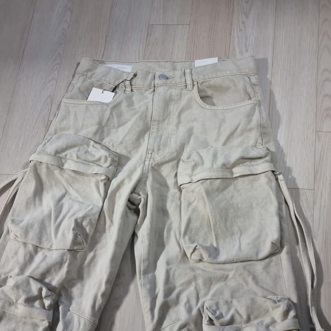 [31 32] 자라 유틸리티 멀티포켓 카고팬츠 연베이지 5575/472 상품이미지7