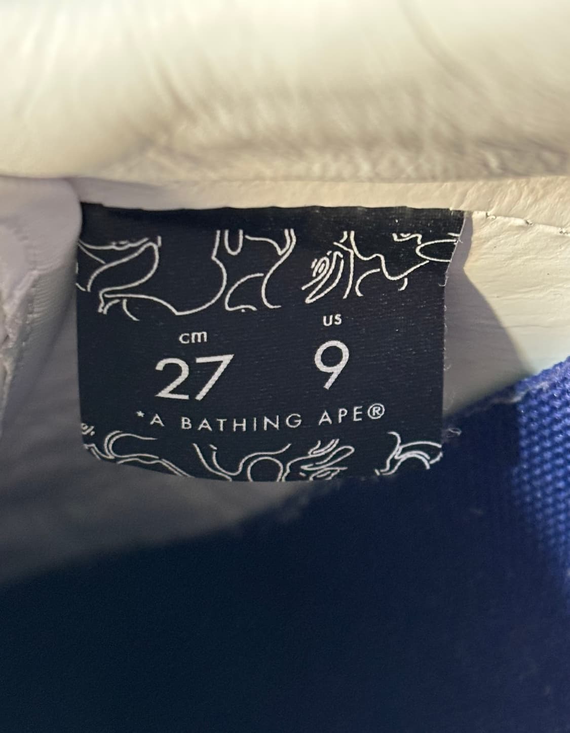 270 Bapesta purple orange 베이프스타 스니커 상품이미지8