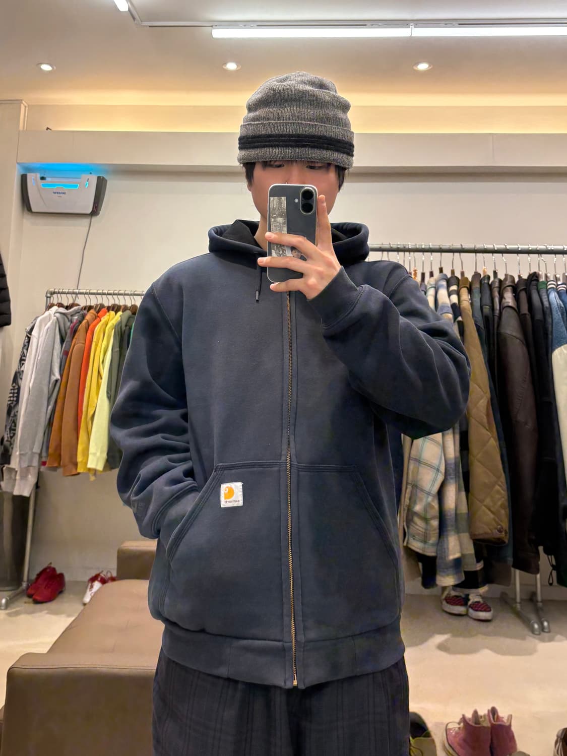 칼하트 레인디펜더 써멀 후드집업 상품이미지9