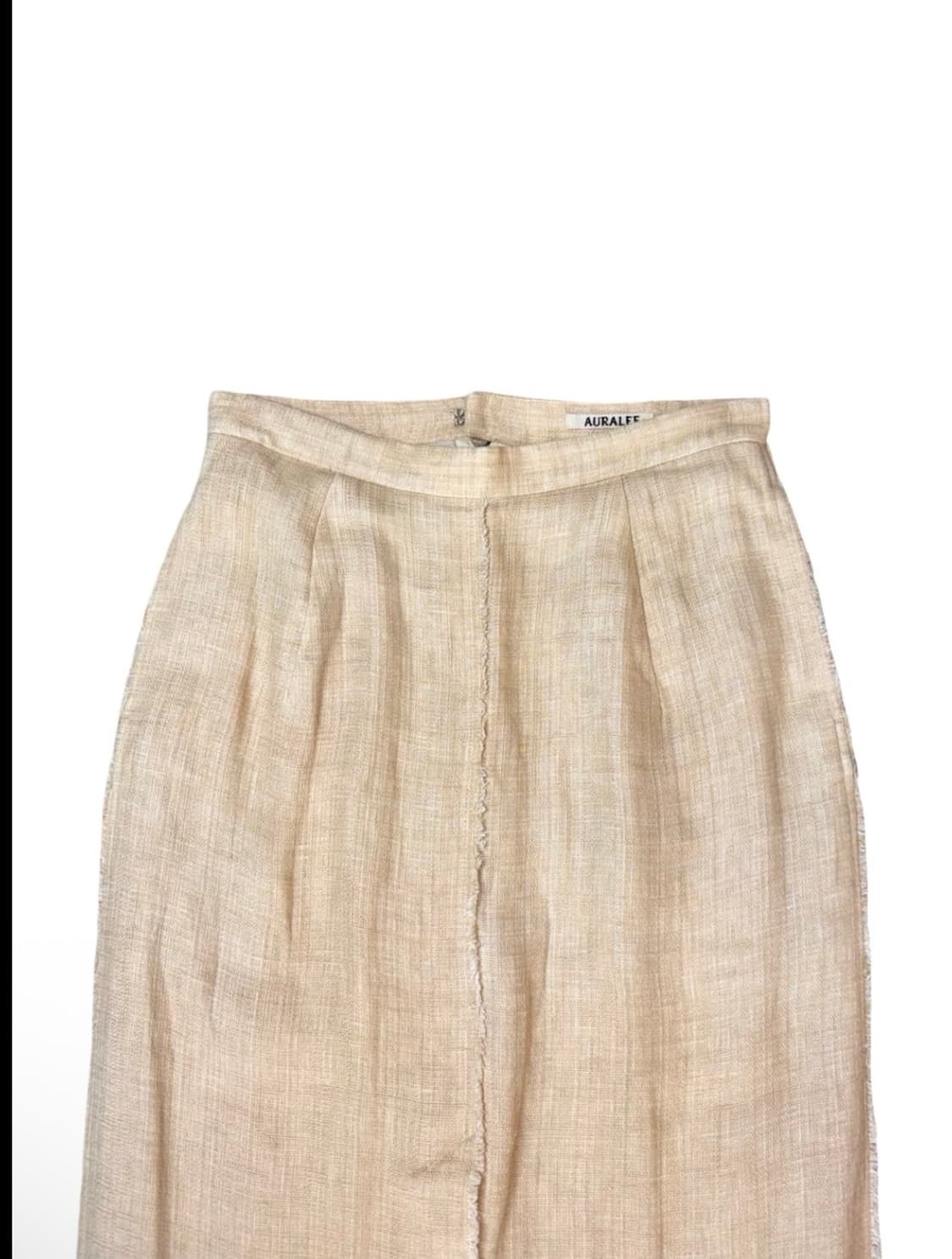 오라리 더블 페이스 프린지 롱스커트 상품이미지3