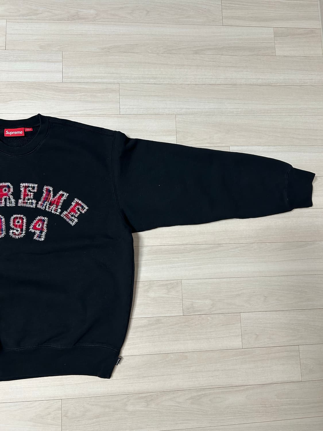 (L) 슈프림 플레이드 아크 크루넥 - 26ss 상품이미지3