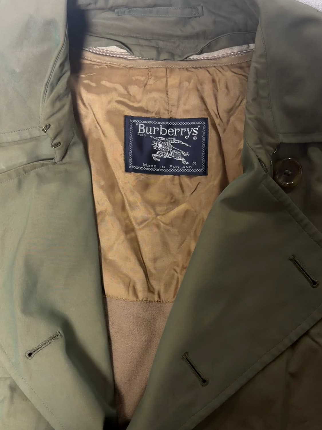 버버리 빈티지 트렌치코트 s급 상품이미지3