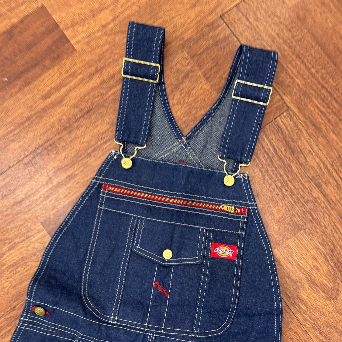 (새상품) 디키즈 28 X 32 데님 오버롤 멜빵 상품이미지3