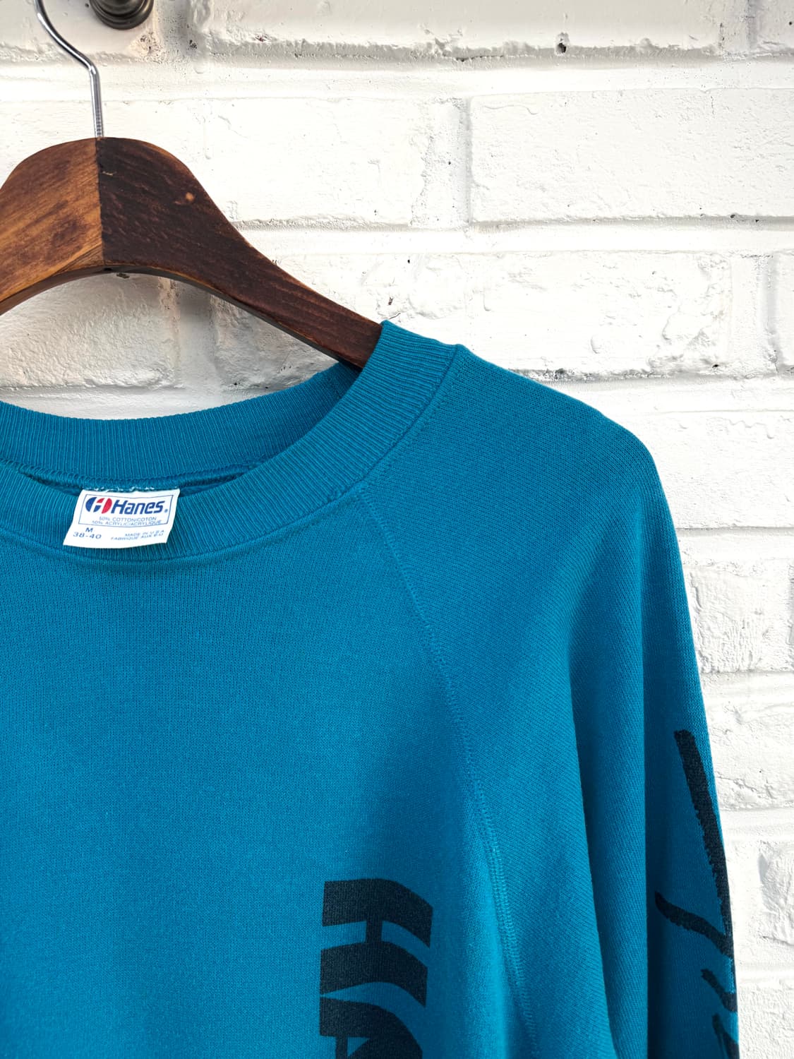Hanes 블루 하와이 니트 상품이미지4