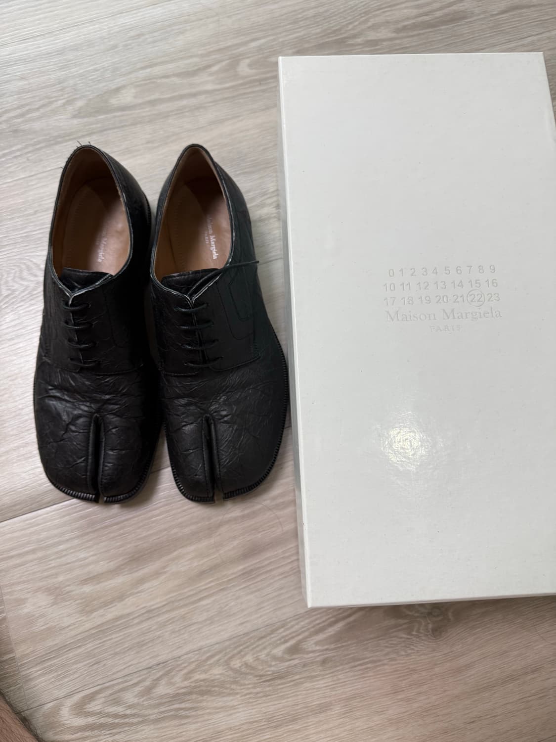 마르지엘라 페이퍼 이펙트 타비 더비 슈즈 상품이미지2