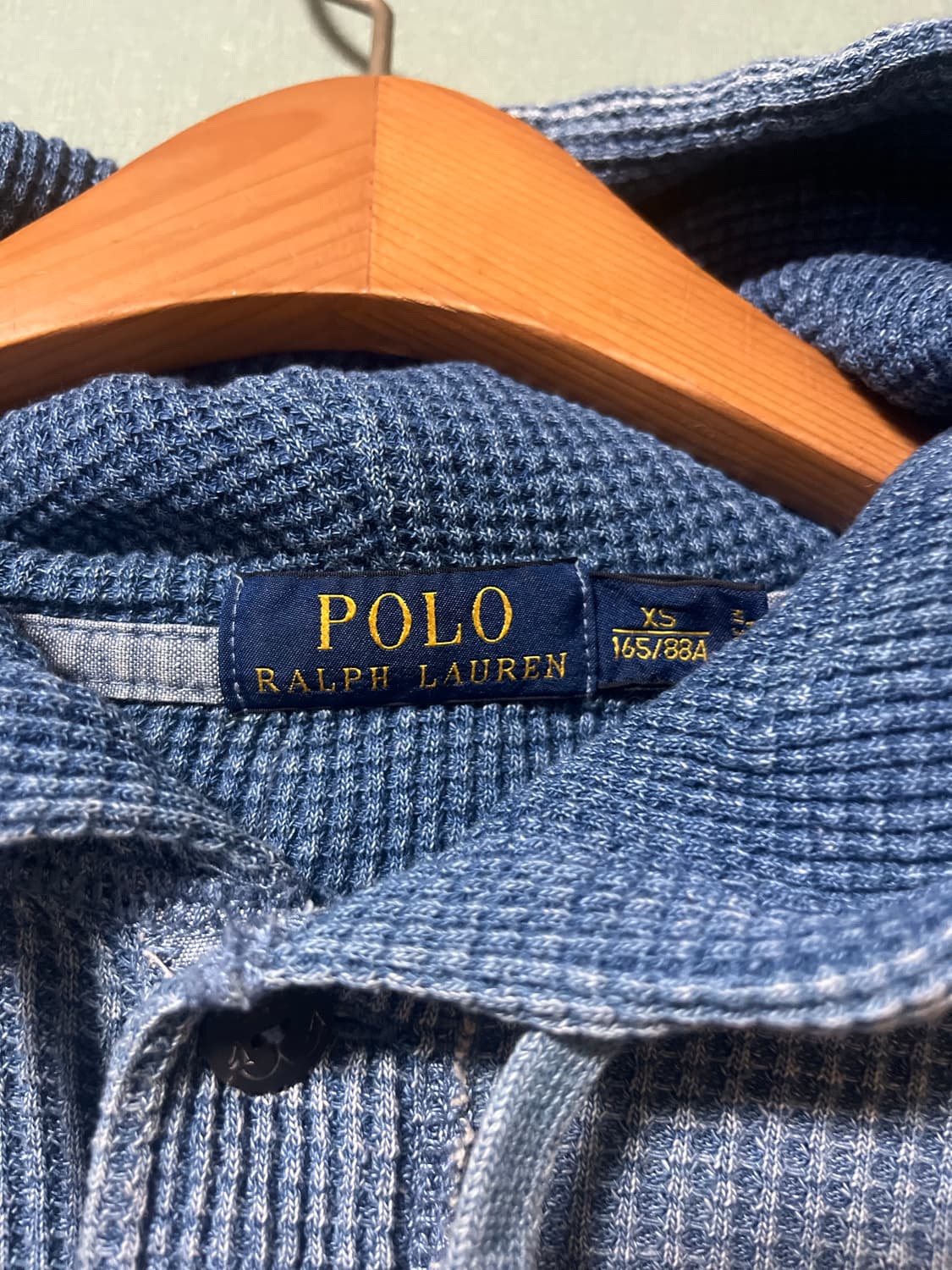 Polo Ralph waffle hoodie 상품이미지5