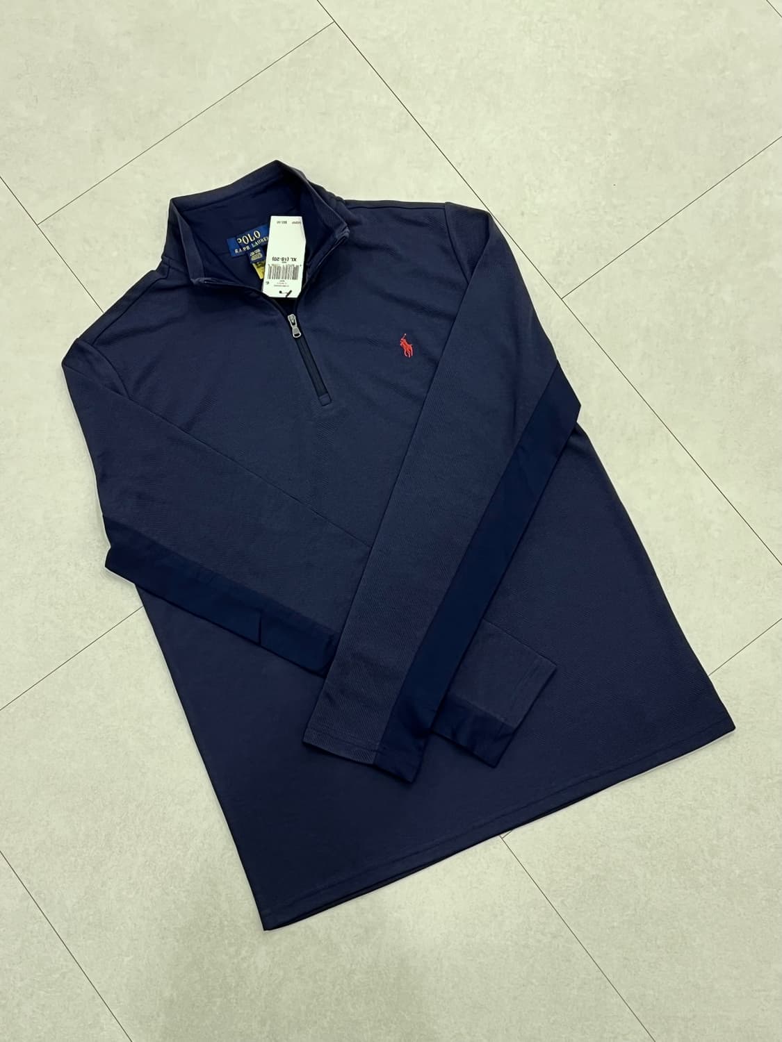 폴로랄프로렌 새상품 빅보이 XL 네이비 쿼터집 상품이미지3