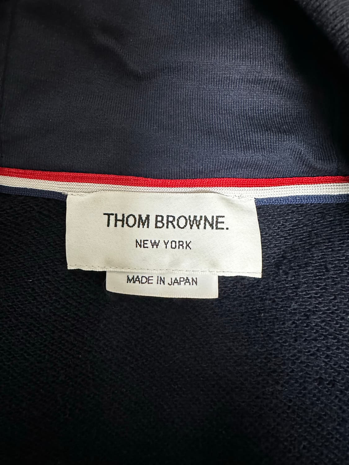 톰브라운 후드집업 네이비 3사이즈 상품이미지4