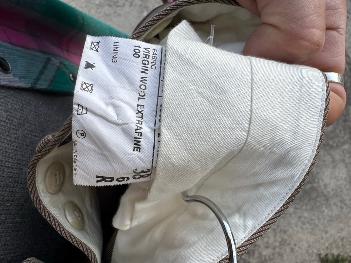 90s 폴로 랄프로렌 빈티지 이태리 버진 울 슬랙스 팬츠 상품이미지6