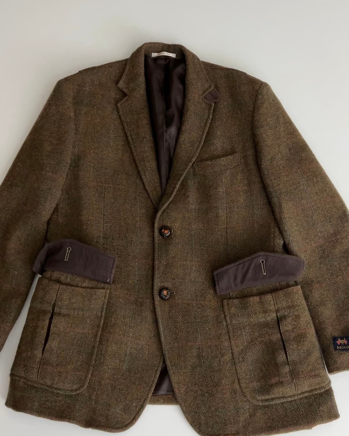 런던포그 체크 울 자켓 100 상품이미지6