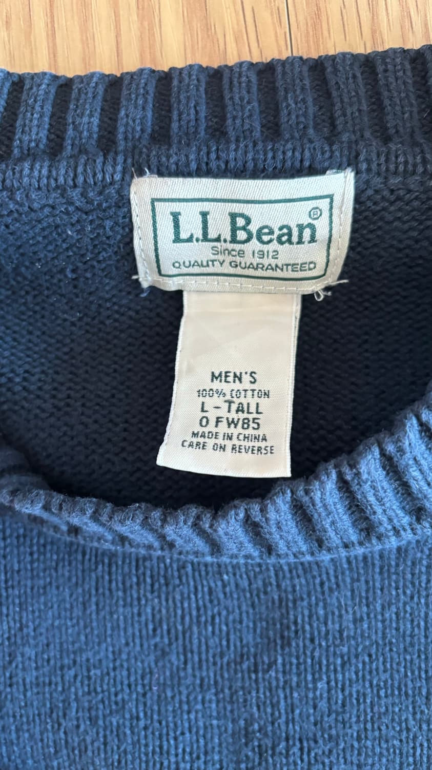 00s L.L.Bean Cotton Knit 상품이미지3