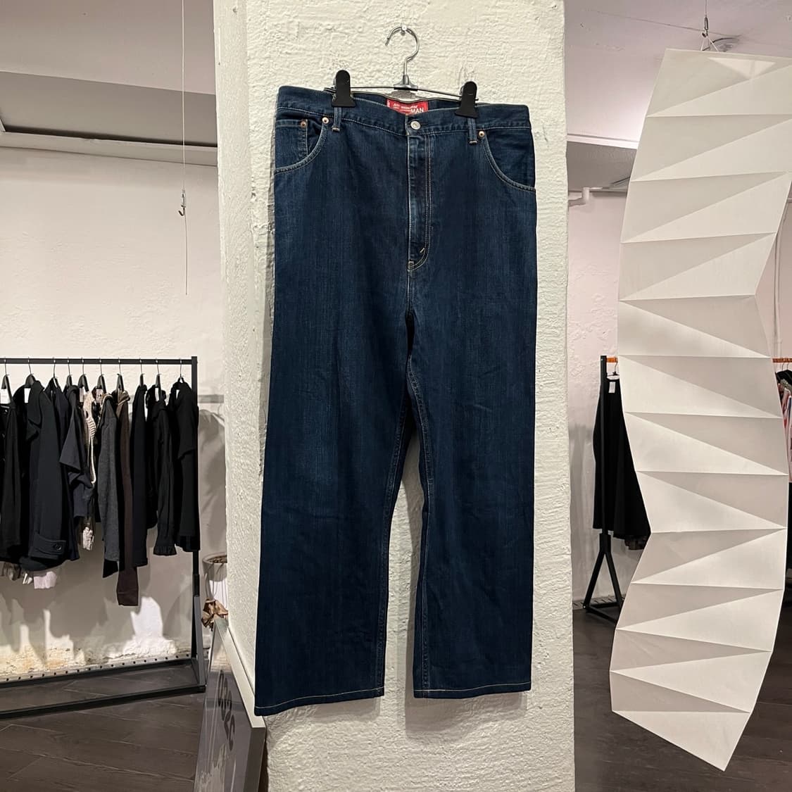 준야와타나베 맨 패널 디테일 데님팬츠 상품이미지2