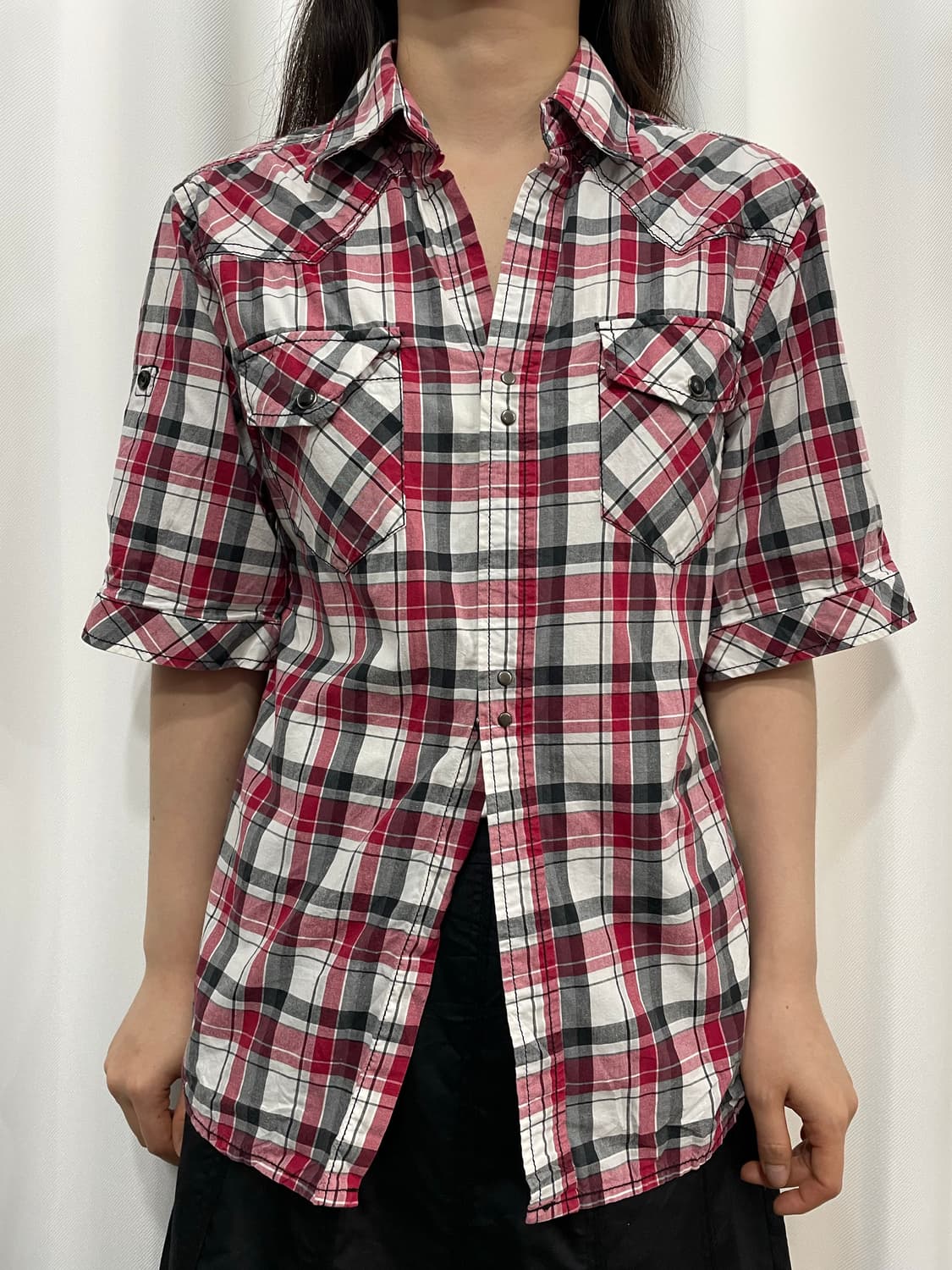 pocket check shirt 상품이미지4