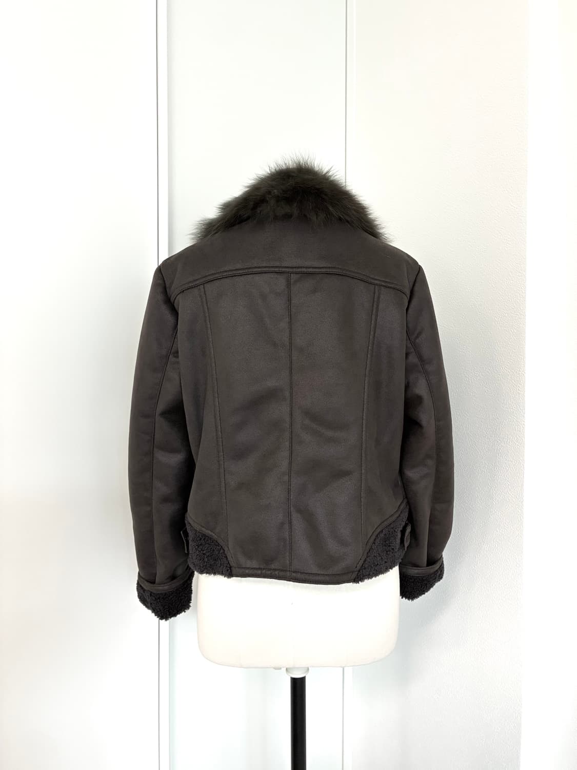 카키브라운 폭스퍼 무스탕 상품이미지9