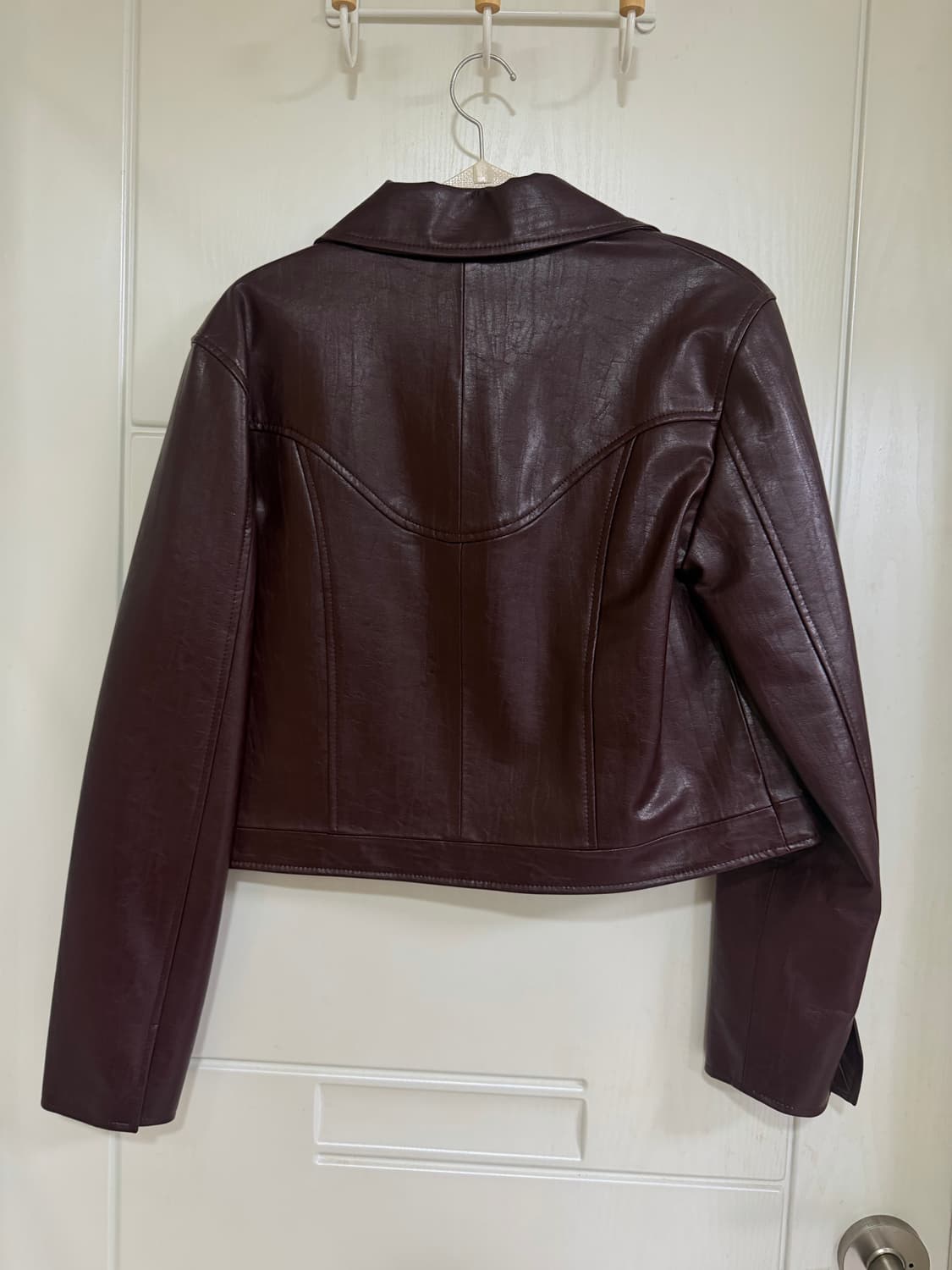 커렌트 레더 자켓 브라운 새상품 상품이미지3