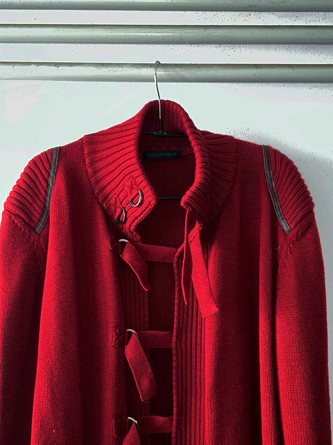 Vintage Toggle strap knit cardigan 상품이미지4