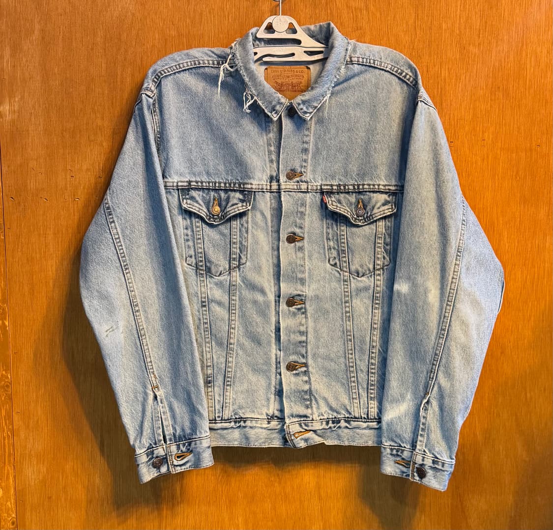 Made in USA 빈티지 리바이스 트럭커 데님 자켓 "L" (418) 상품이미지1