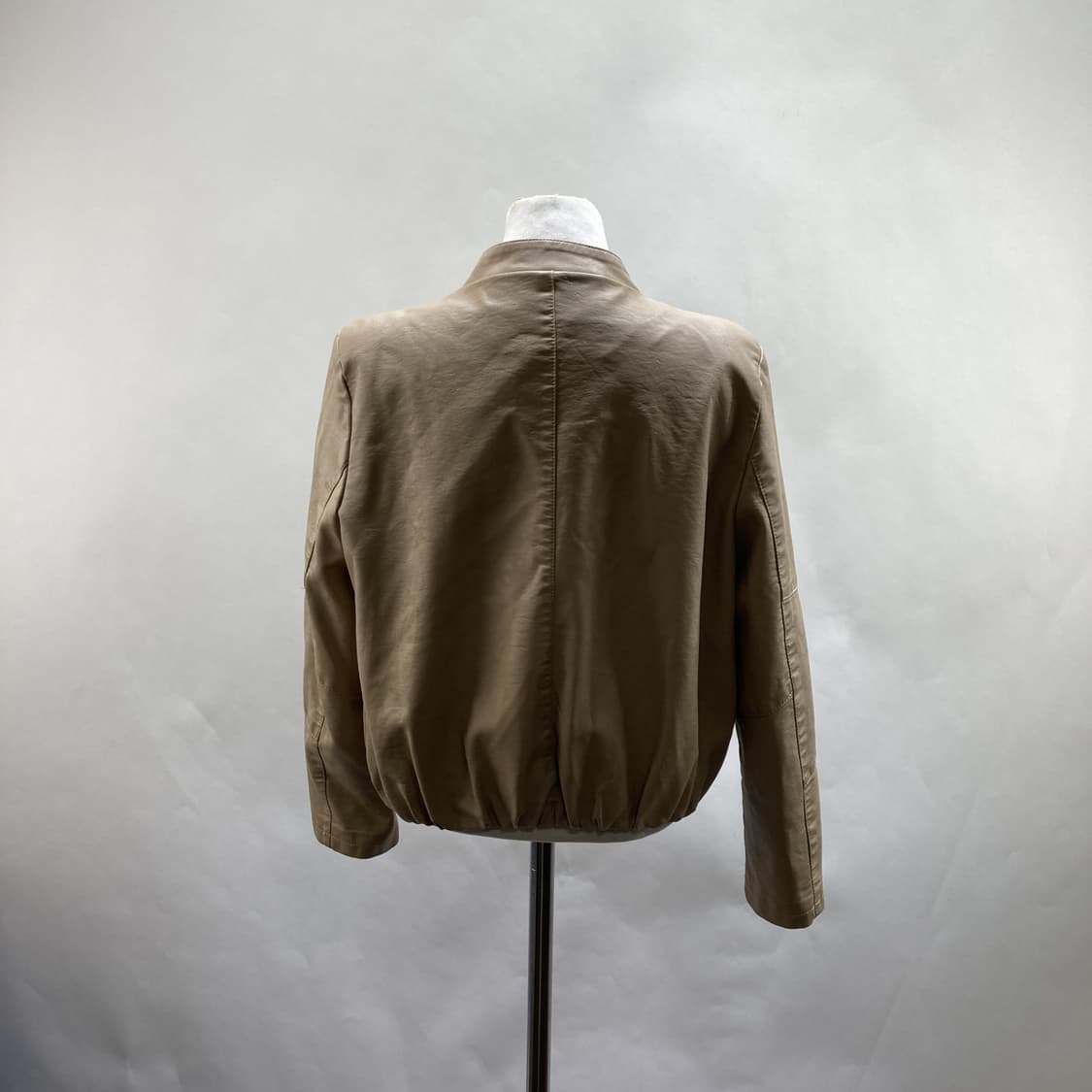 클리지 여성 보고핀턱레더가죽자켓 free  상품이미지3