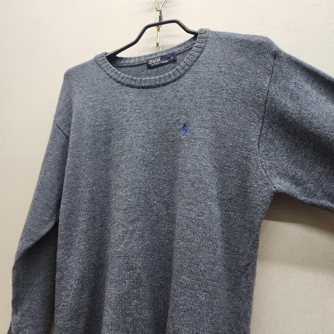 폴로랄프로렌 램스울 로고 니트 L(M) 남여공용 상품이미지2