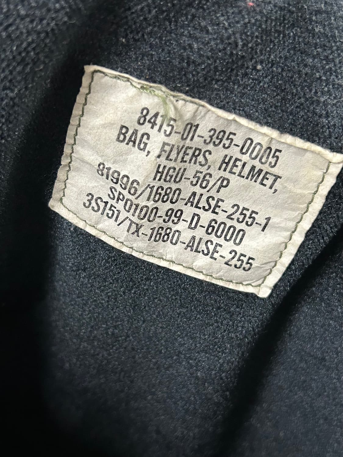 90s Us Army HGU-56/P Woodland Helmet Bag 상품이미지10