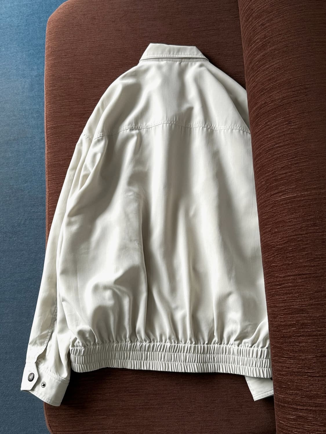 High count poly volume blouson 상품이미지6