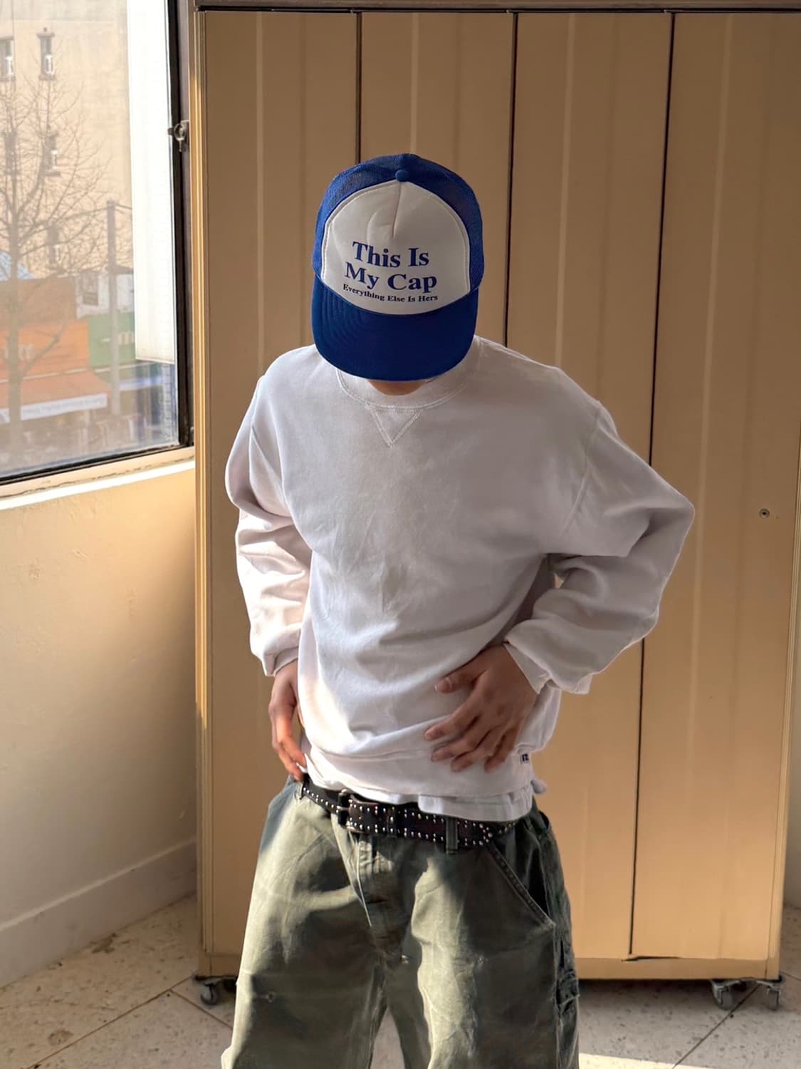 MADE IN USA 🇺🇸 90‘s 러셀 맨투맨 화이트 블랭크 상품이미지1