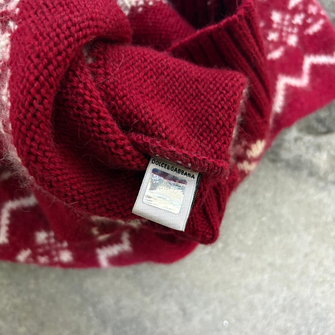 돌체 앤 가바나 노르딕 패턴 니트 가디건 상품이미지10