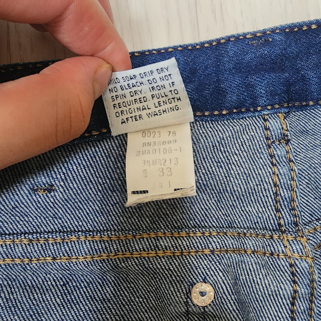 빈티지 80s 캘빈클라인 청바지 USA 상품이미지9