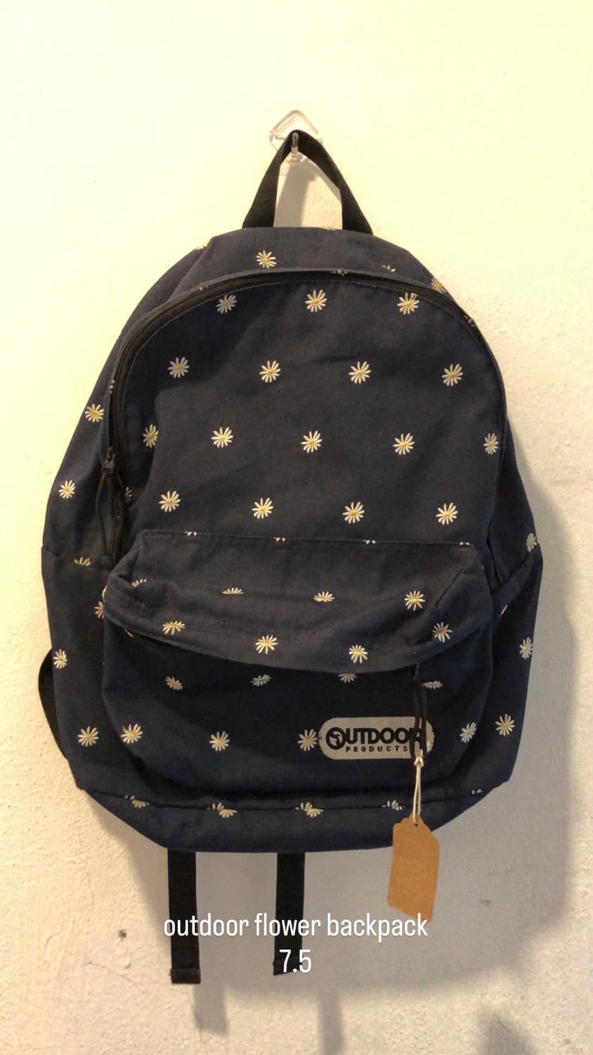 outdoor 아웃도어 꽃 백팩 상품이미지1