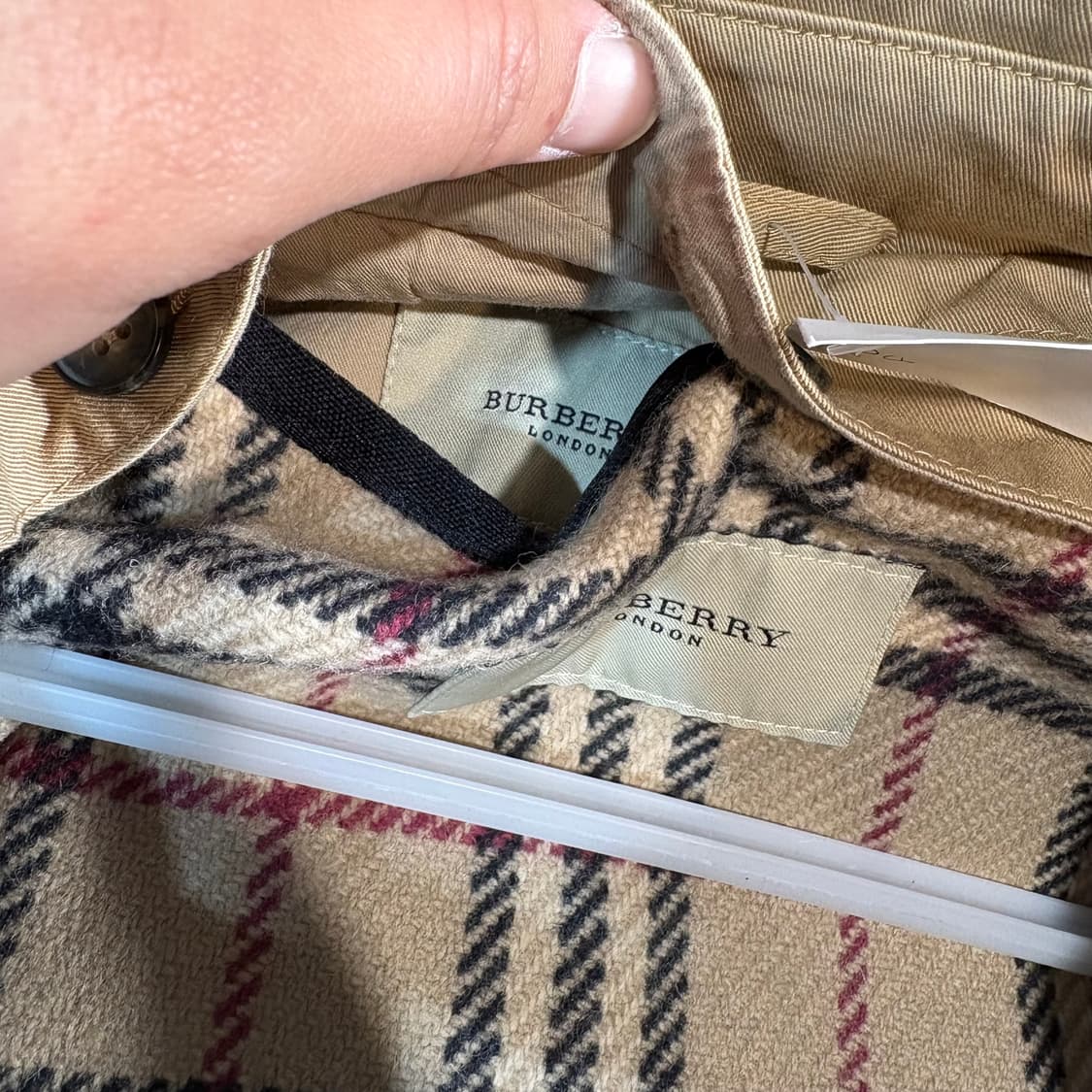 [M] BURBERRY 버버리 베이지 트렌치 코트 상품이미지6