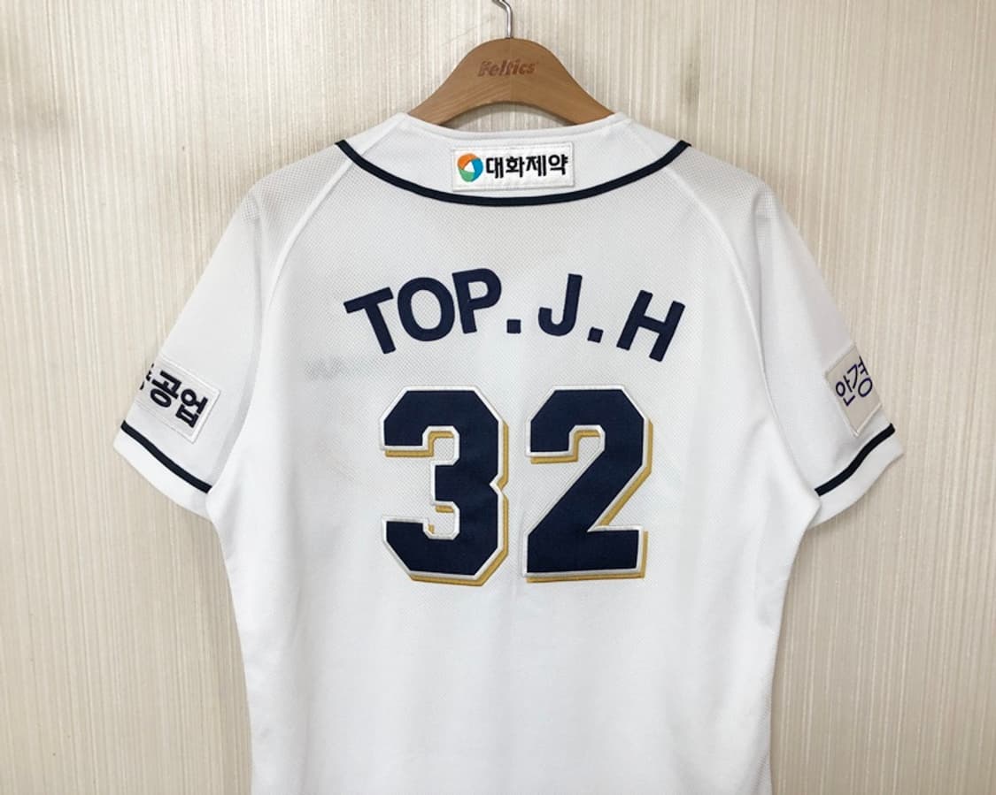 KBO 필라 두산베어스 어센틱 스페셜 홈유니폼/져지 95 #32 김재환 상품이미지8