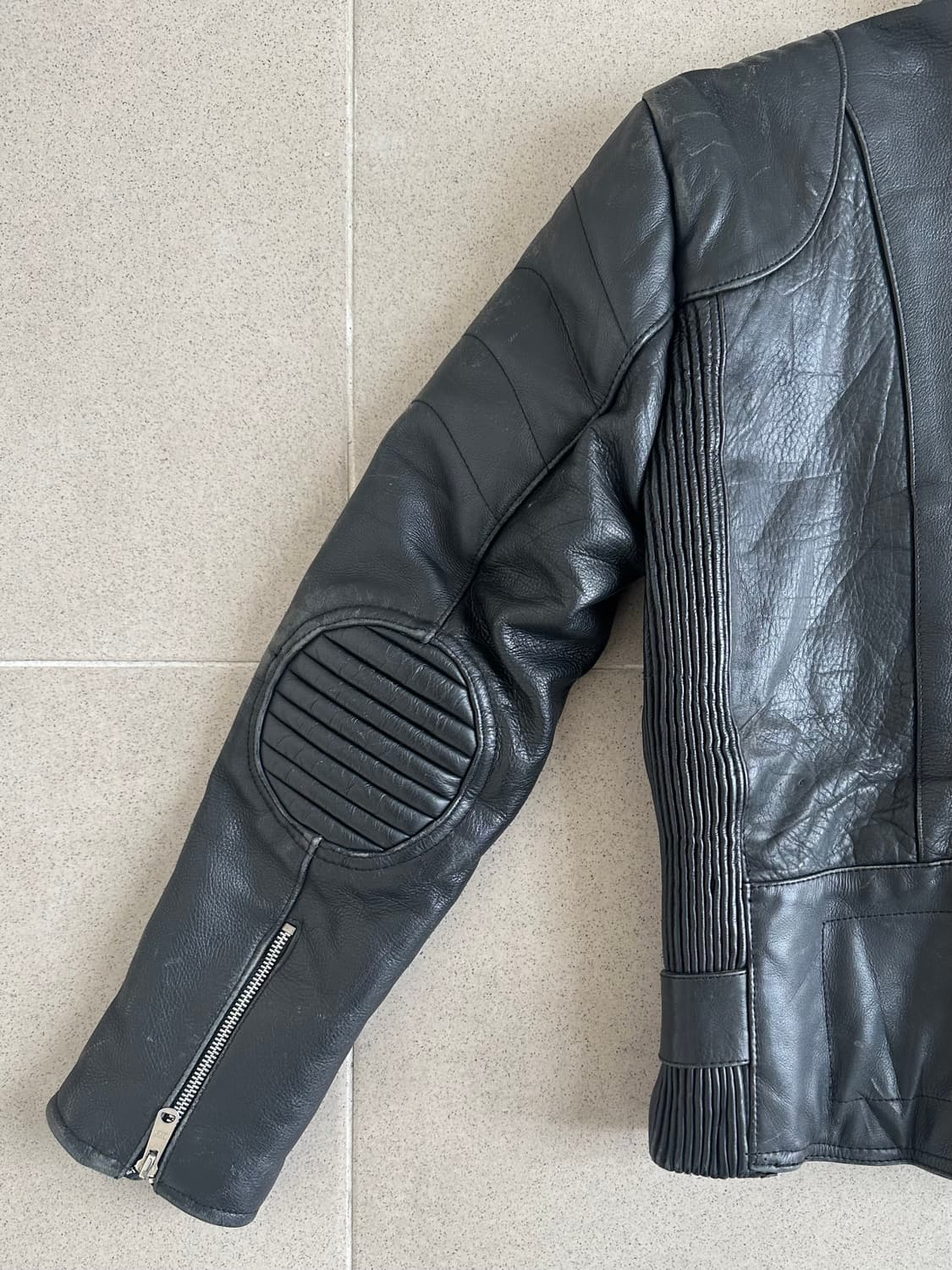 BASHIR 빈티지 바이커 레더자켓 상품이미지8