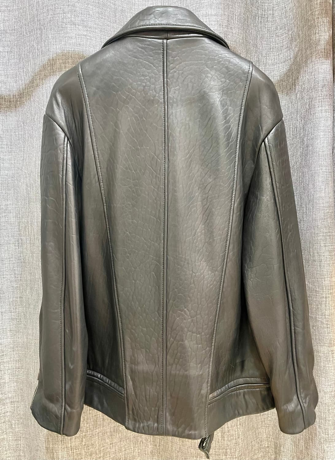 노케(NOHKE) 에콘 레더 에디션 램스킨 자켓 블랙  (M/38) 상품이미지4