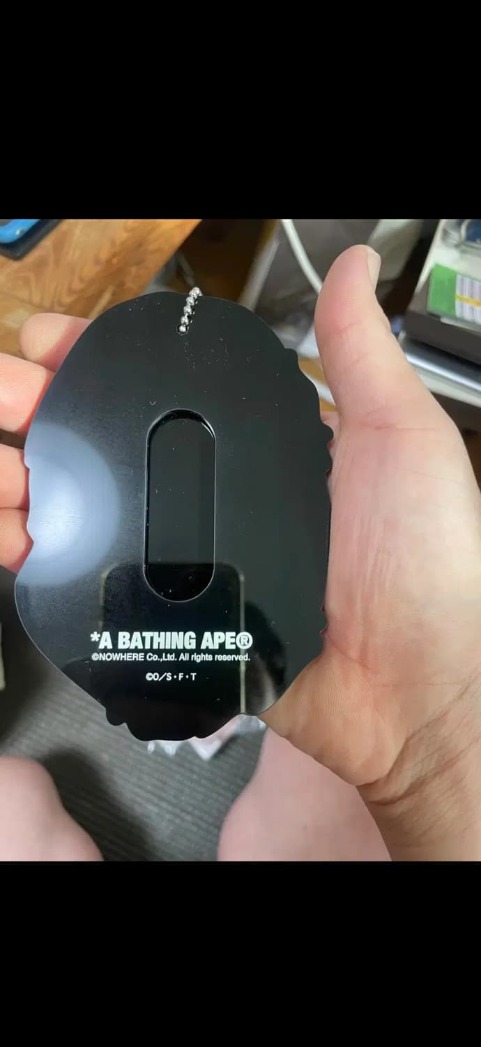 베이프 X 원피스 콜라보 한정 아크릴 카드케이스 키홀더 OS 상품이미지2