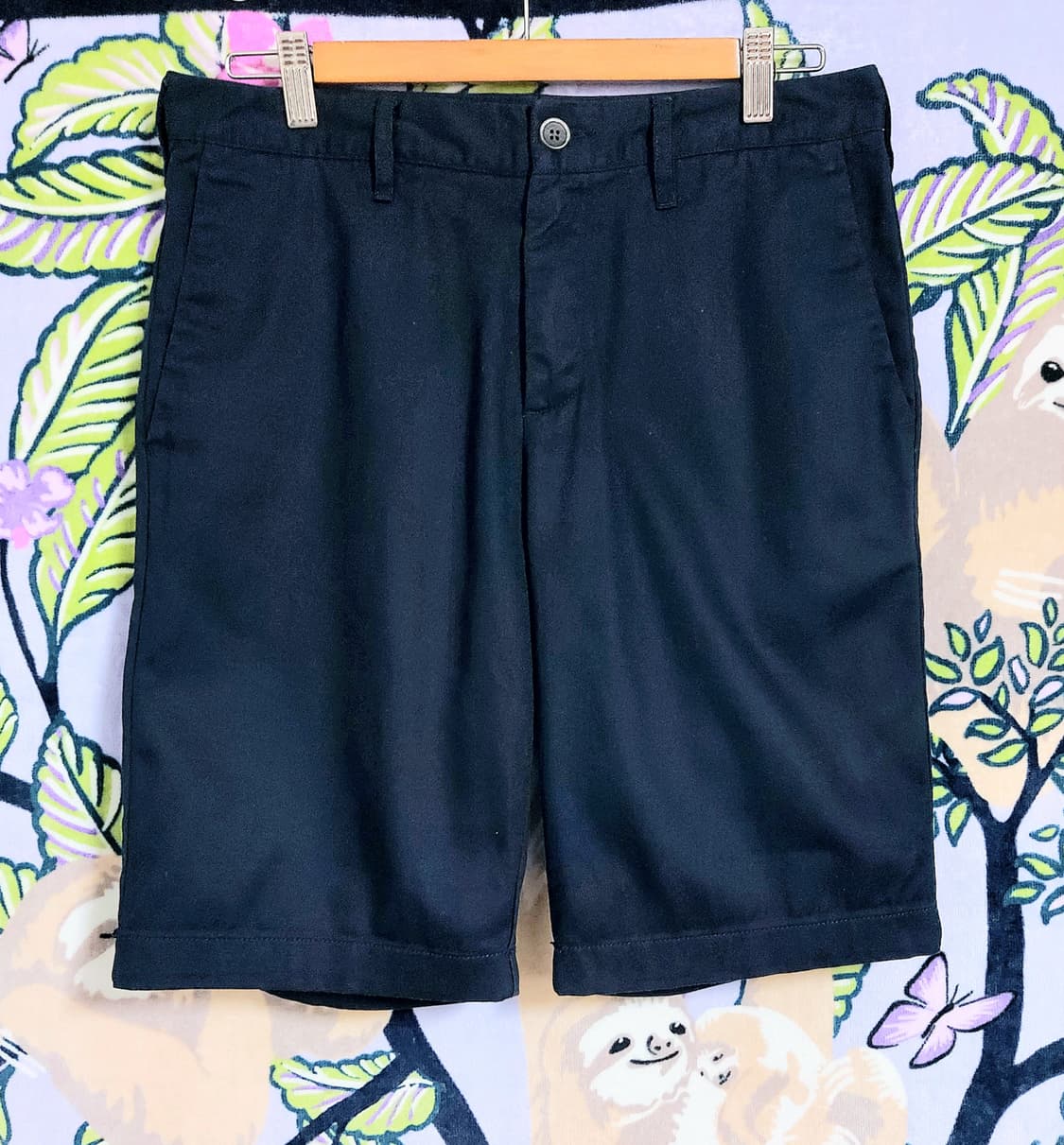 <필독> 지오다노 치노 하프 팬츠 블랙 상품이미지1