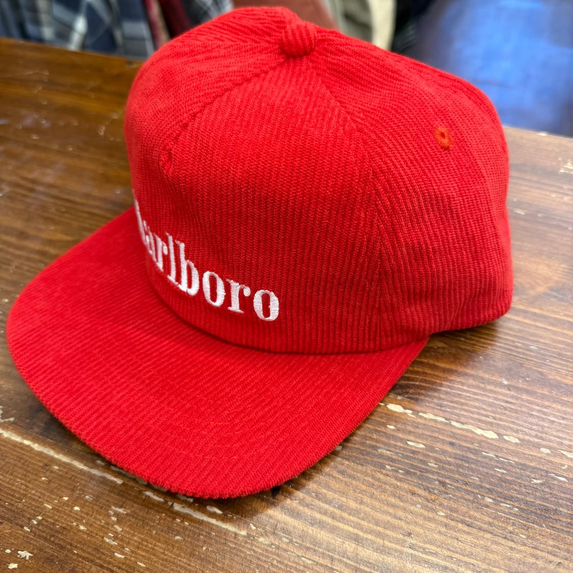 말보로 코듀로이 레드 캡 상품이미지2