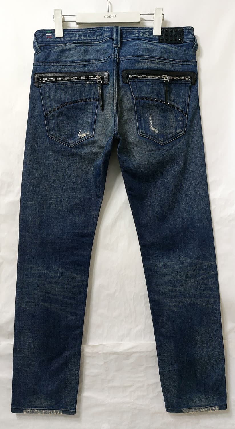 디젤 가죽 청바지 32 상품이미지3