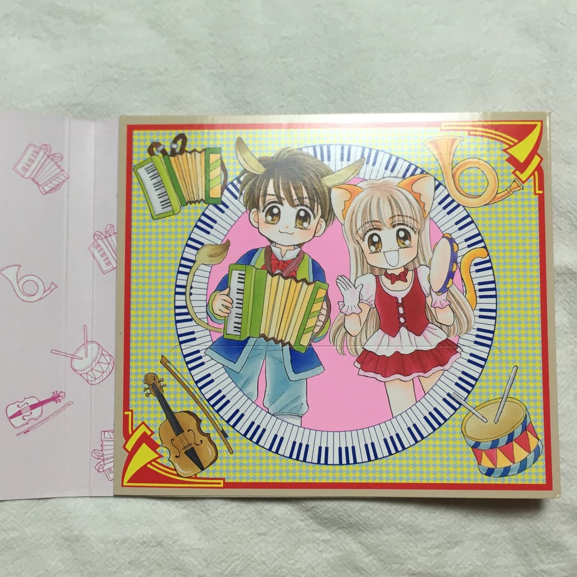 (이체시에눌) 헤이세이레트로 베이비 러브 리본의 부록 멜로디 레터 보관함 상품이미지2