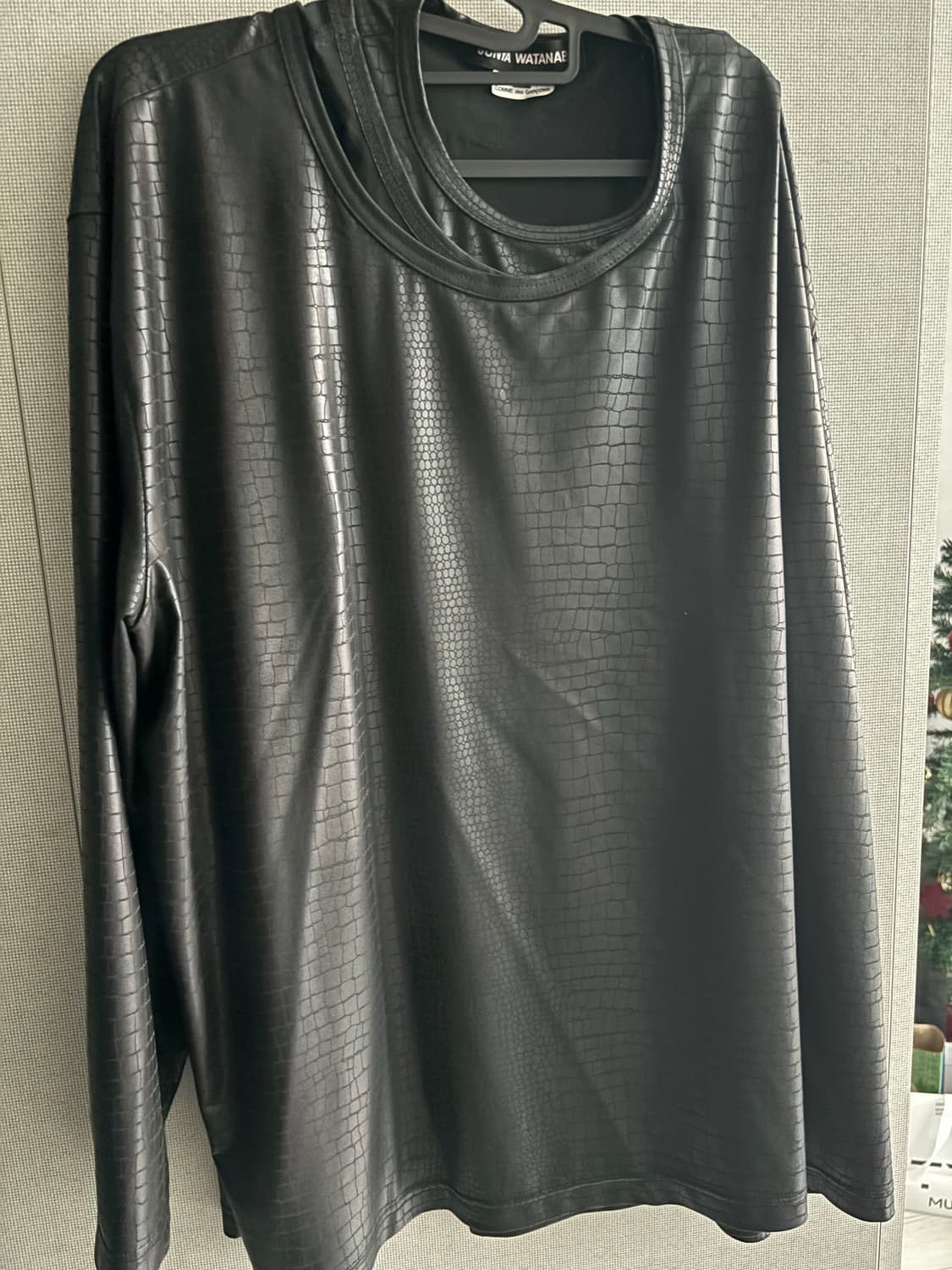 준야 와타나베 크로커다일 엠보스드 티셔츠 상품이미지1