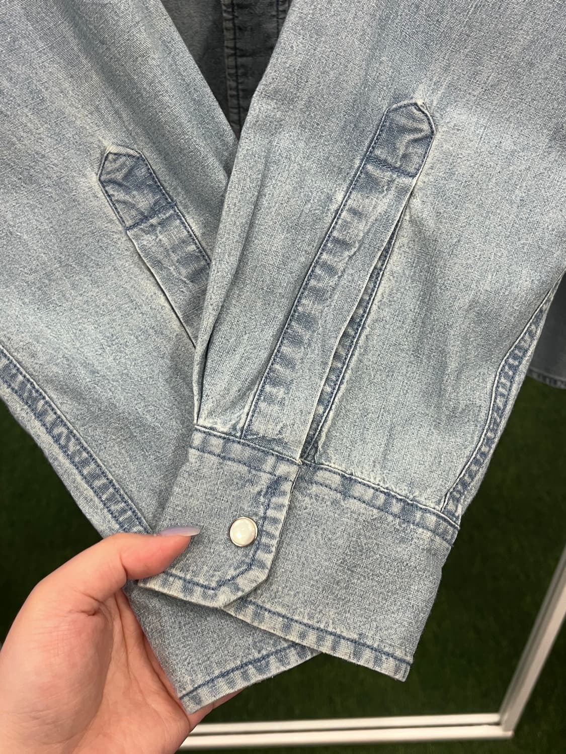 Nautica 노티카 진스 프린팅 데님 셔츠 상품이미지5