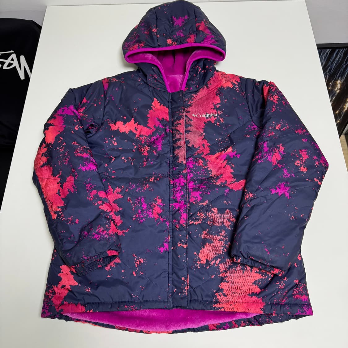 콜롬비아 빅 퍼 리버시블 점퍼 아동 L 상품이미지1