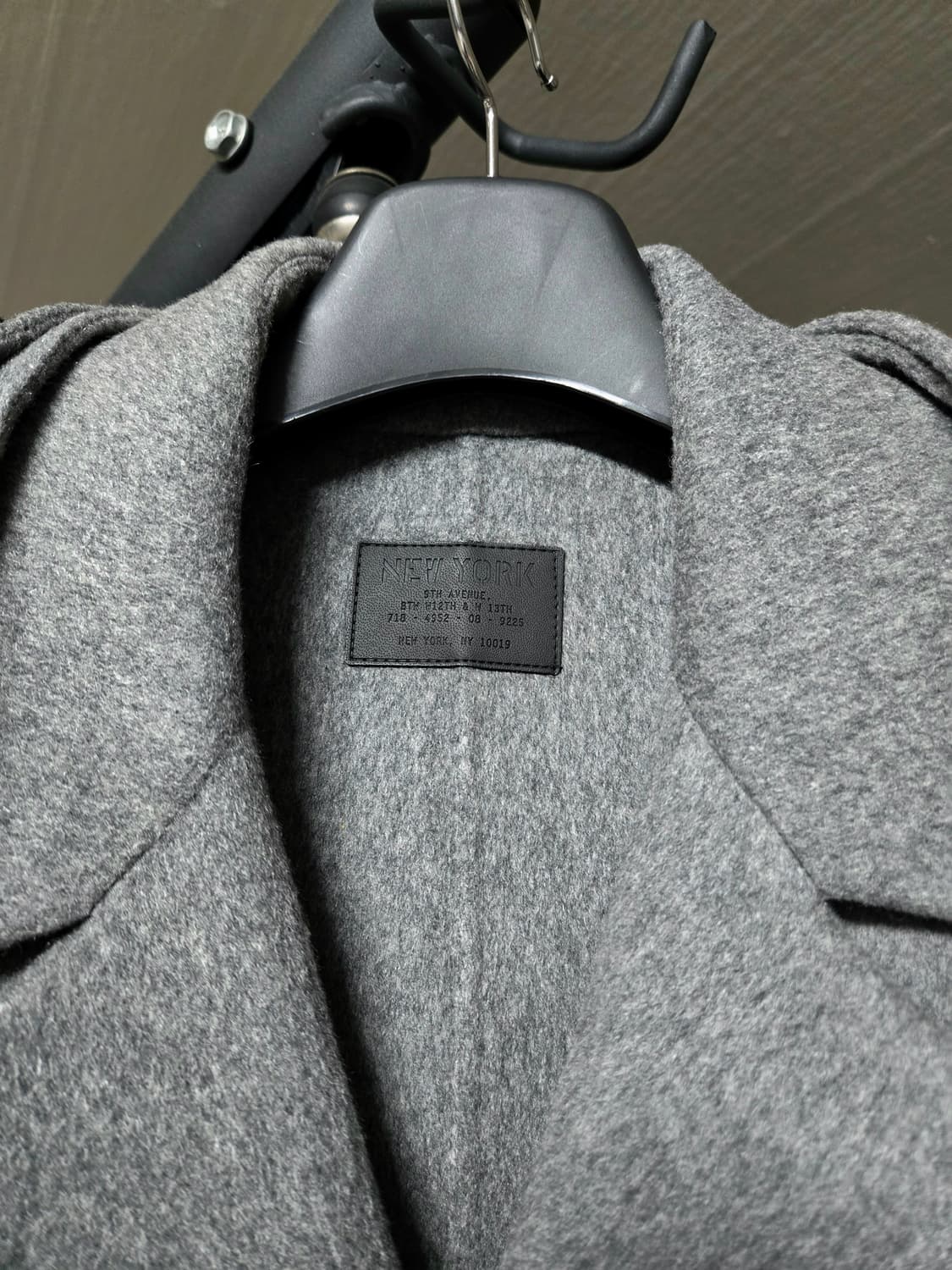 질스튜어트뉴욕 그레이 핸드메이드 발마칸 로브코트 XL 울 캐시미어 105 상품이미지4