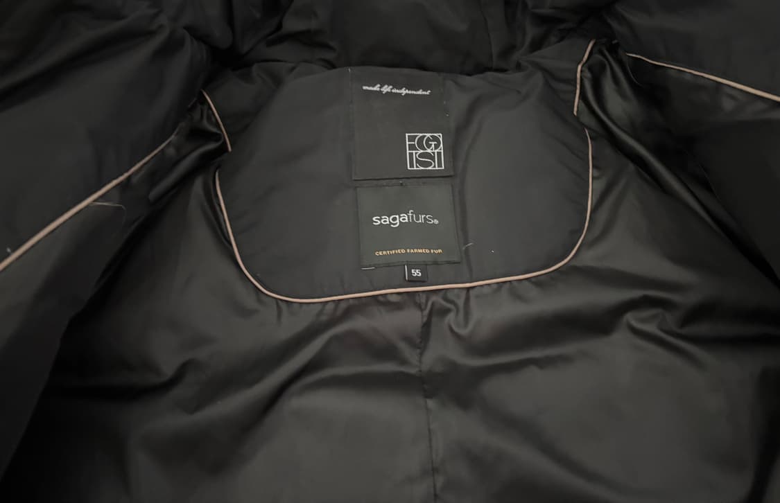 상태최상 에고이스트 사가퍼 중기장 야상형 패딩 55 상품이미지4