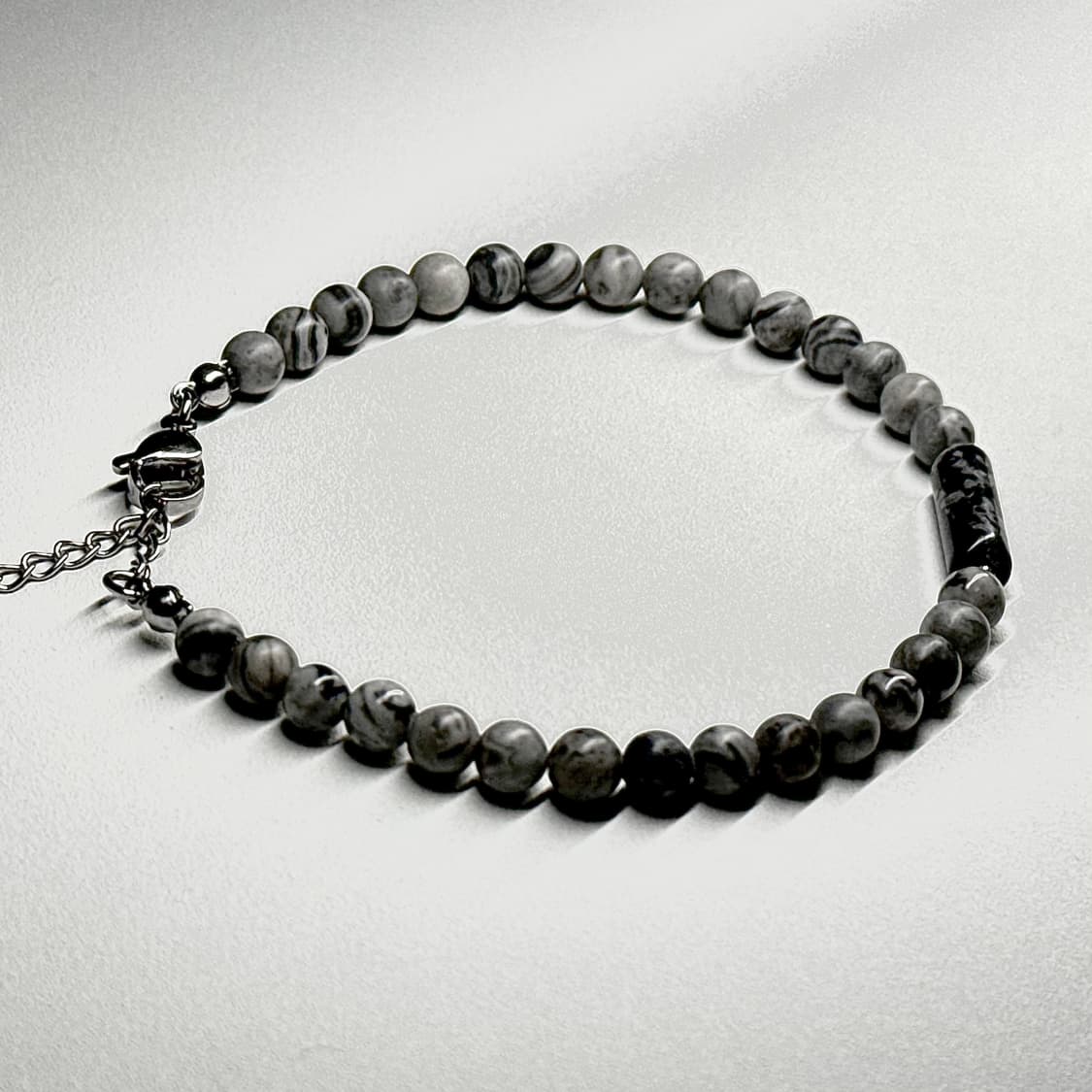 (핸드메이드) 천연석 재스퍼 맵스톤 원석팔찌 상품이미지3