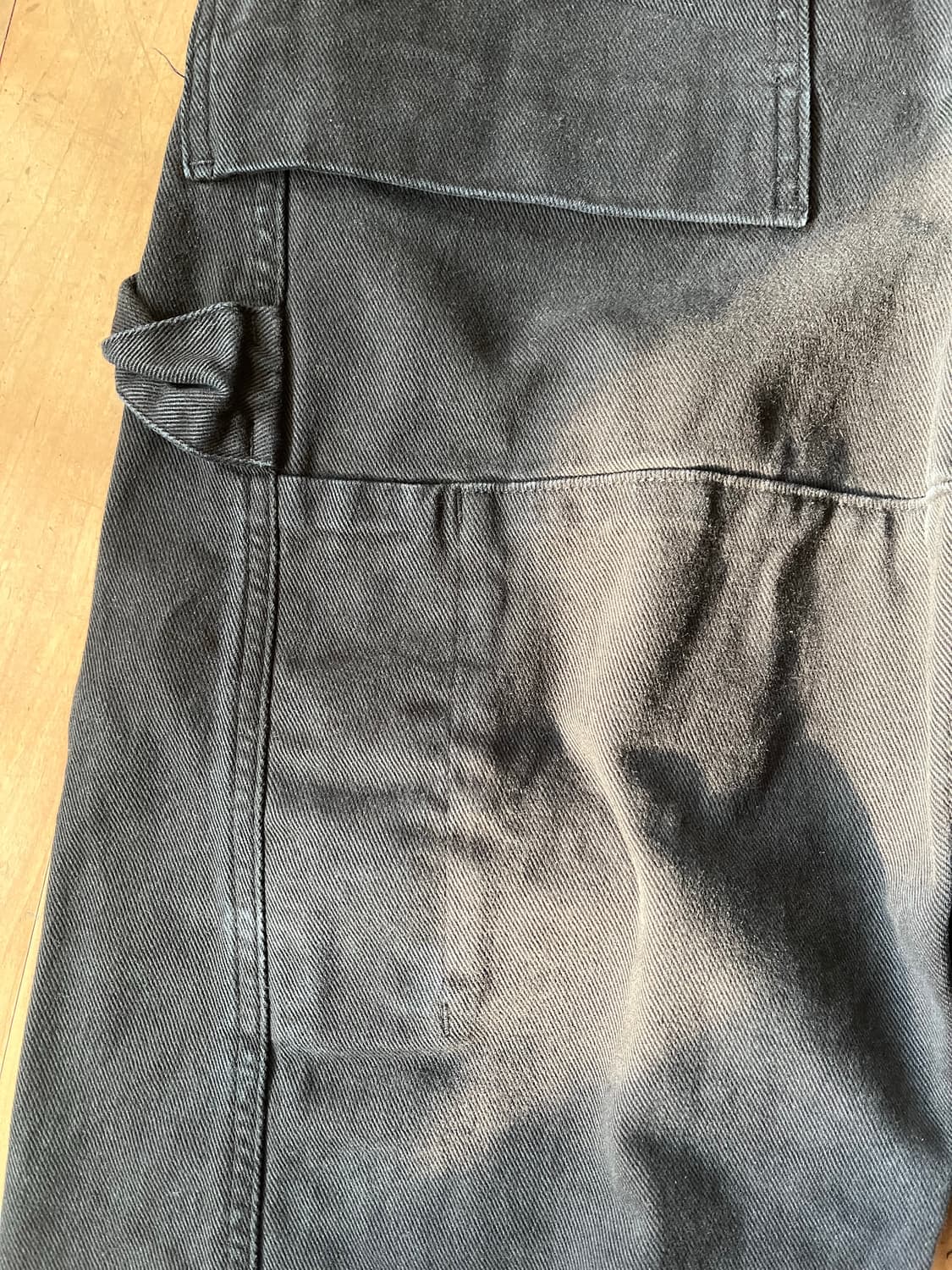 ee garments dyed workpants 블랙 사이즈 s 상품이미지4