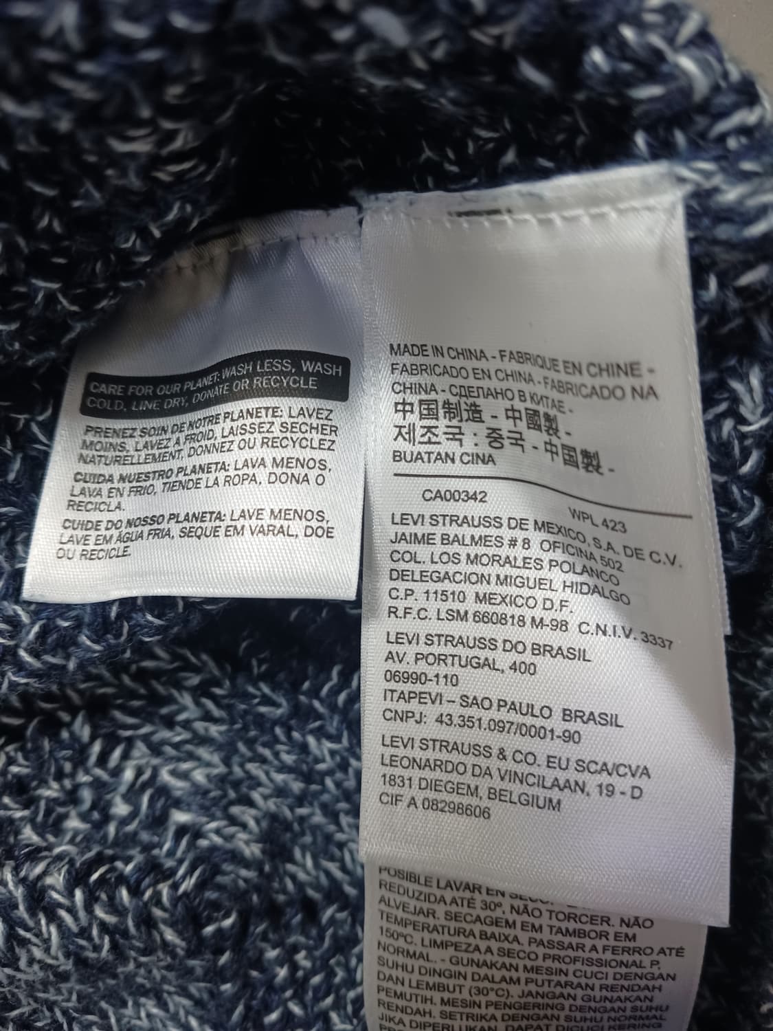 [S] 리바이스 아란 코튼 스웨터 니트 상품이미지10